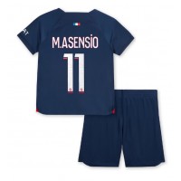 Billiga Paris Saint-Germain Marco Asensio #11 Barnkläder Hemma fotbollskläder till baby 2023-24 Kortärmad (+ Korta byxor)
